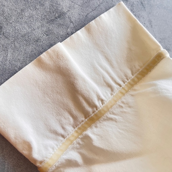 Anthropologie Fitted White Cotton tunic with Velvet piping Size Small - Picture 6 of 6